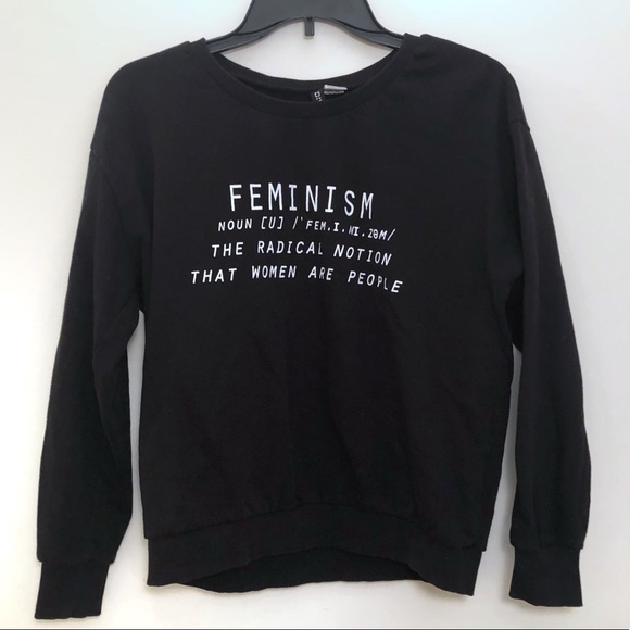 H&M Feminishm Definition Sweatshirt Pullover - Picture 1 of 5